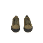 Cerruti 1881 Green Cowhide Men Sneaker