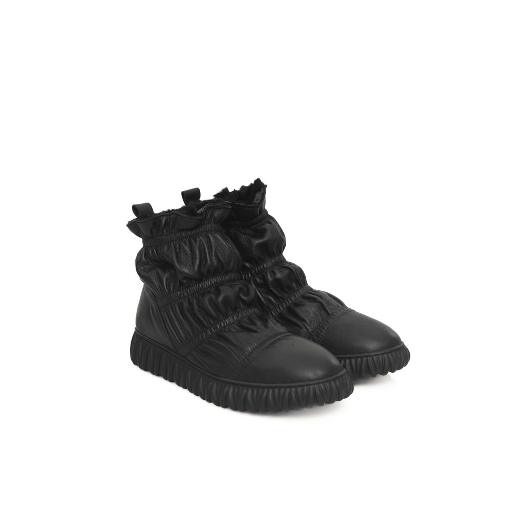 Cerruti 1881 Black Cowhide Women Boot