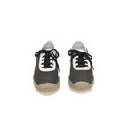 Cerruti 1881 Black Calfskin Men Sneaker
