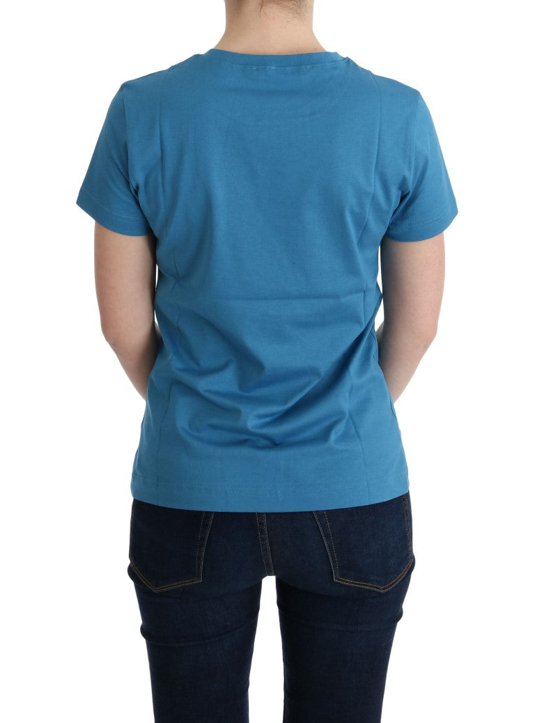 Dolce & Gabbana Blue Cotton 2017 Motive T-Shirt