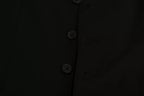 Dolce & Gabbana Black Solid STAFF Slim Fit Waistcoat Vest
