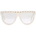 Marciano by Guess White Plastic Sunglasses