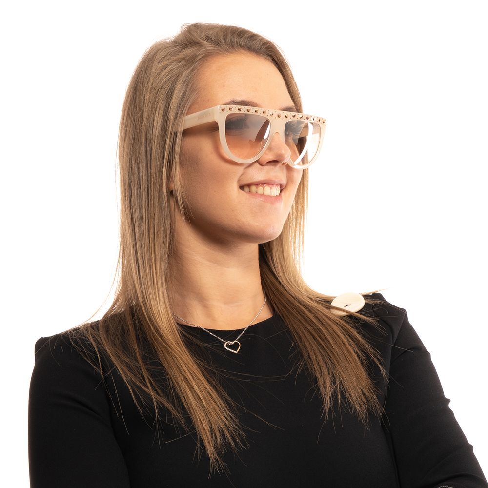Marciano by Guess White Plastic Sunglasses
