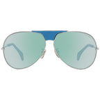 Police Blue Plastic Sunglasses