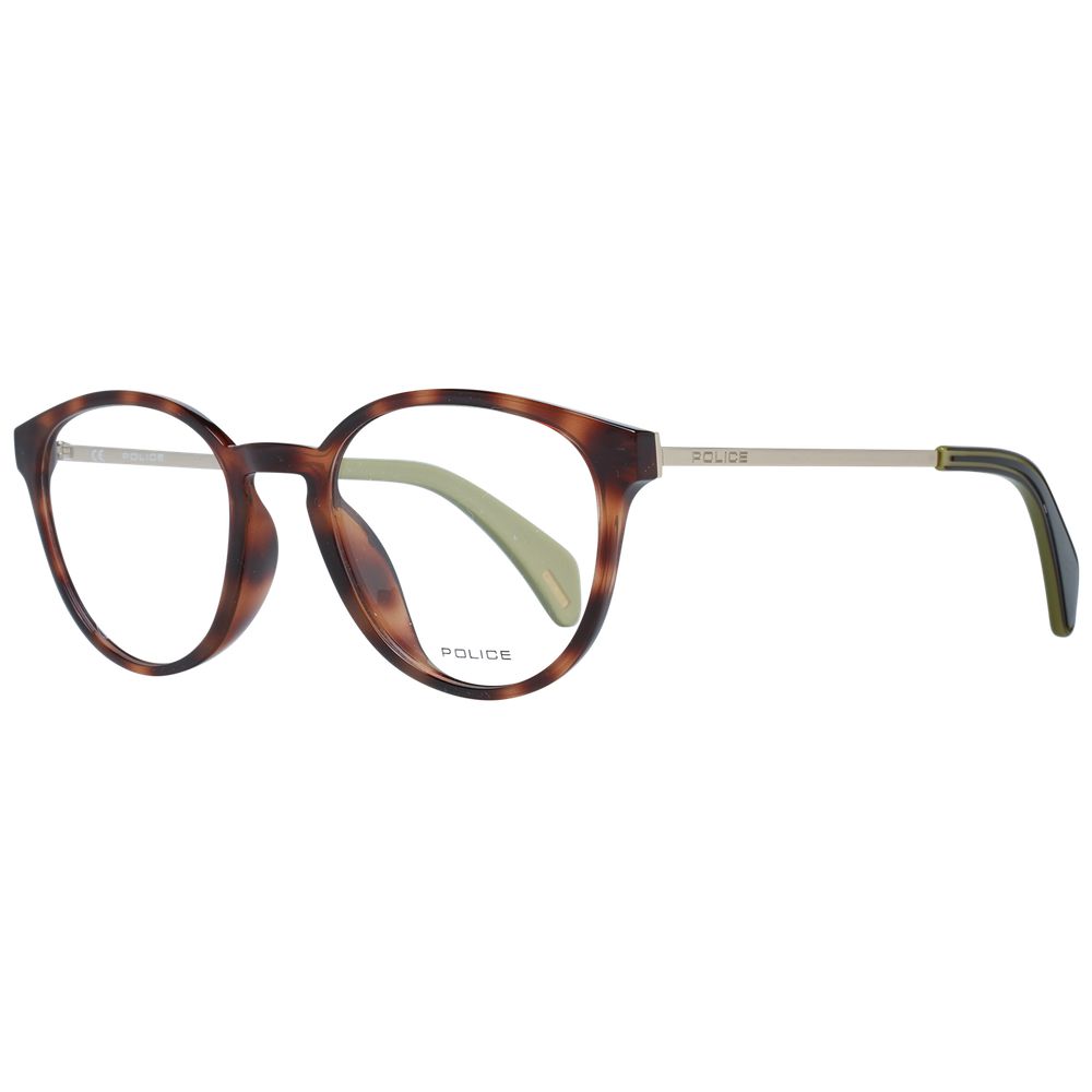 Police Brown Metal & Plastic Glasses (Frames)
