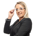 Swarovski White Plastic Glasses (Frames)