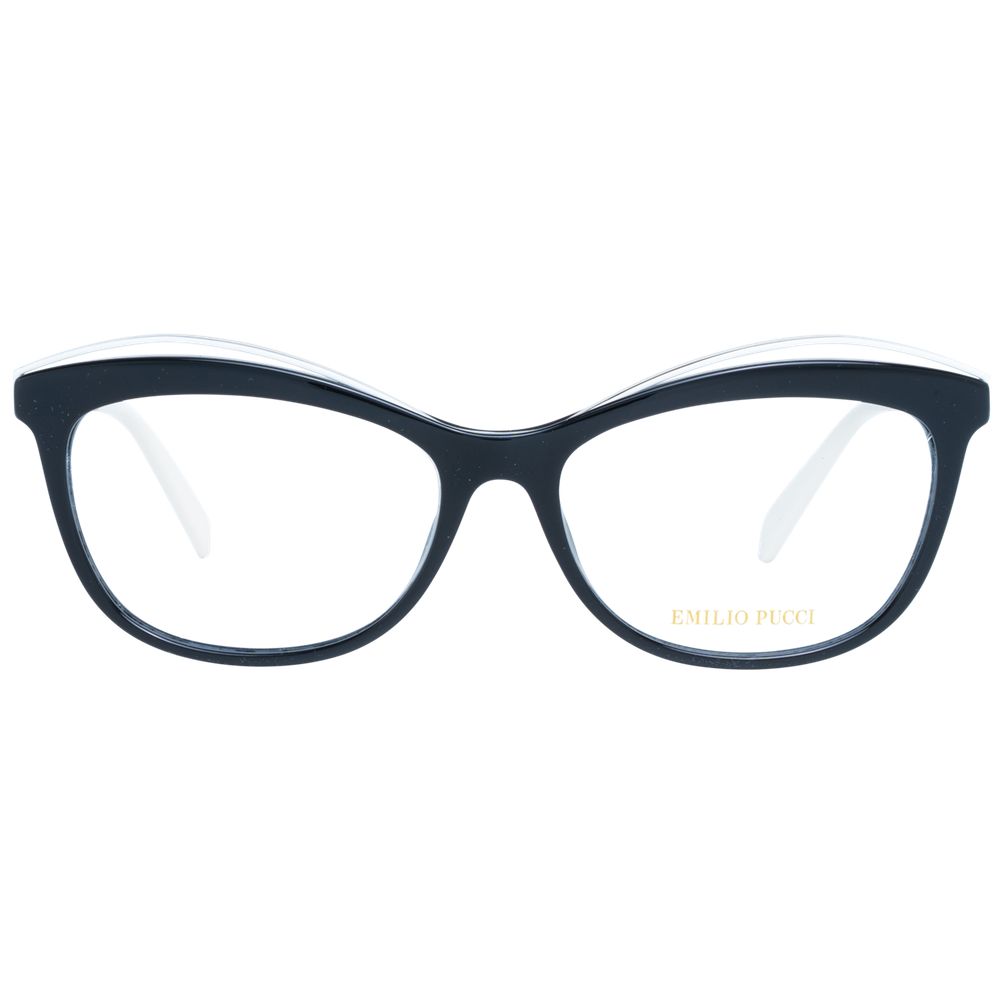 Emilio Pucci Black Metal & Plastic Glasses (Frames)