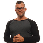 Ermenegildo Zegna Blue Plastic Glasses (Frames)