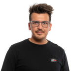 Police Gray Metal & Plastic Glasses (Frames)