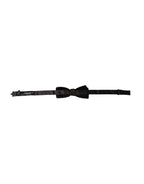 Dolce & Gabbana Black Velvet Cotton Adjustable Neck Men Bow Tie