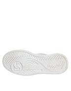 Dolce & Gabbana White Miami Leather Low Top Sneakers Shoes