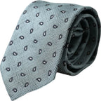 Dolce & Gabbana Green 100% Silk Patterned Adjustable Men Tie