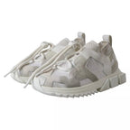 Dolce & Gabbana White Mesh Sorrento Trekking Sneakers Shoes