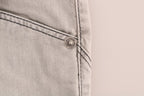Costume National Gray Wash Cotton Slim Jeans