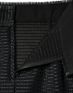 Dolce & Gabbana Black Viscose High Waist Pencil Cut Skirt