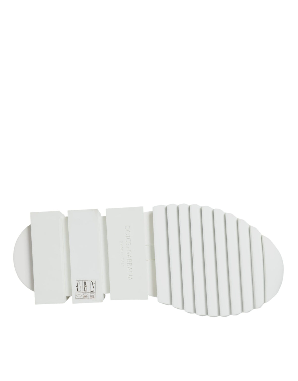 Dolce & Gabbana White Mesh Sorrento Trekking Sneakers Shoes