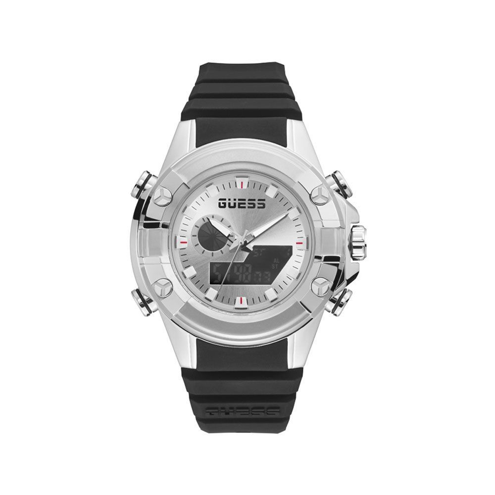 Guess Black Synthetic Sport Watch