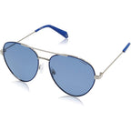 Polaroid Blue Metal Sunglasses