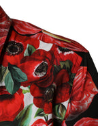 Dolce & Gabbana Multicolor Anemone Button Down Casual Shirt