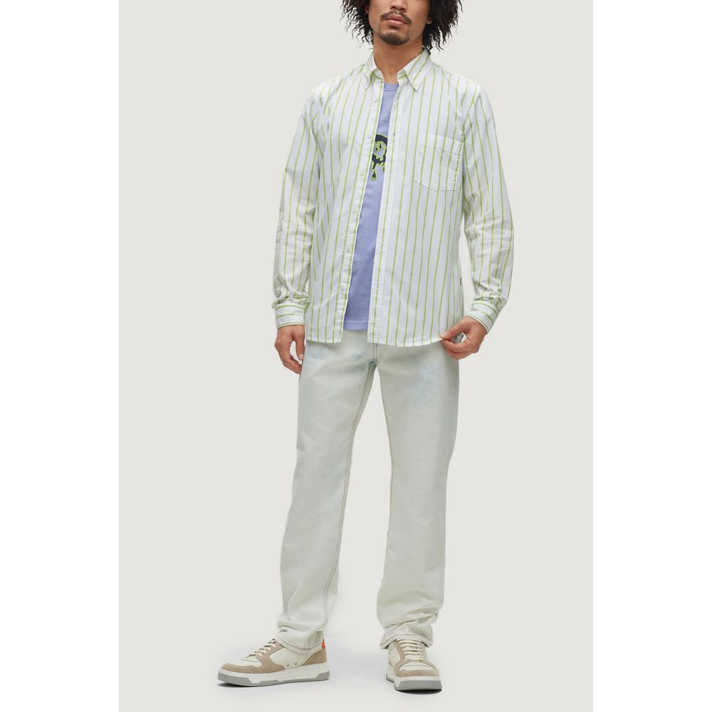 Hugo Boss Bicolor Cotton Dress Shirt
