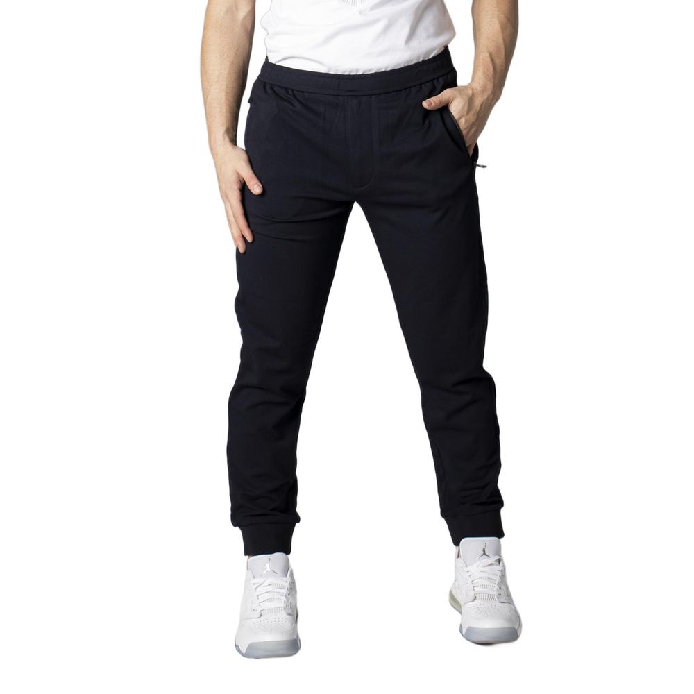 Armani Exchange Blue Viscose Skinny Pants