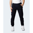 Armani Exchange Blue Viscose Skinny Pants