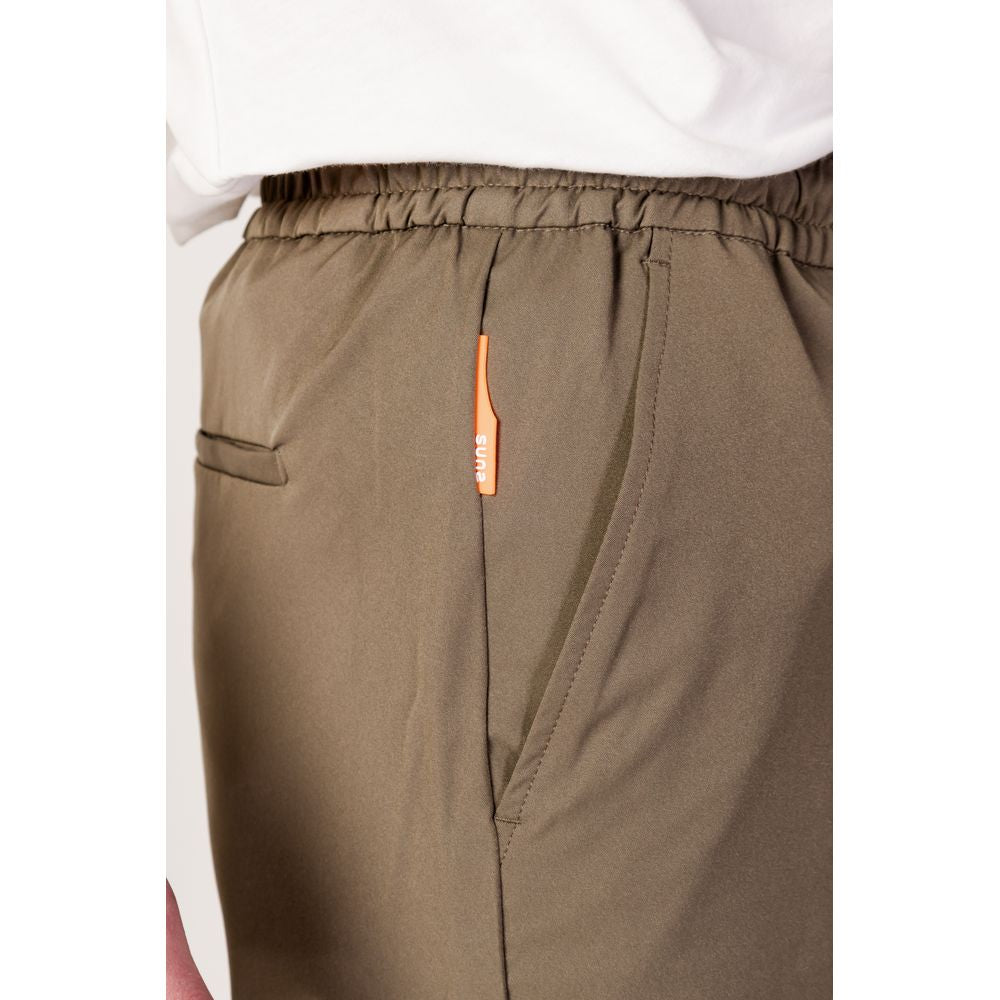Suns Green Nylon Bermuda Shorts