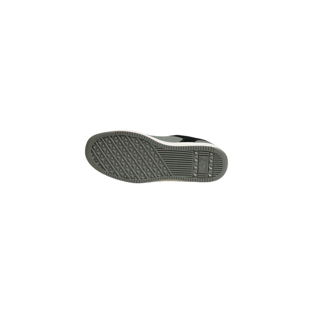 EA7 Emporio Armani Green Polyester Athletic Sneakers
