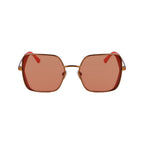 Karl Lagerfeld Orange Metal Sunglasses