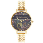 Olivia Burton Gold Stainless Steel Dress Watch