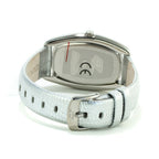 Chronotech Silver Leather Dress Watch