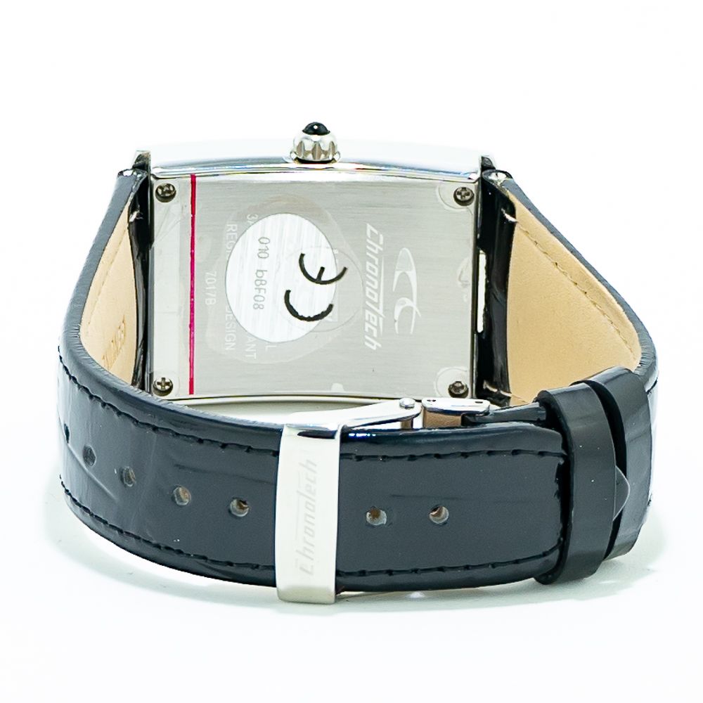 Chronotech Silver Stainless Steel Dress Watch
