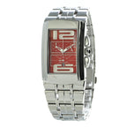 Chronotech Silver Stainless Steel Dress Watch