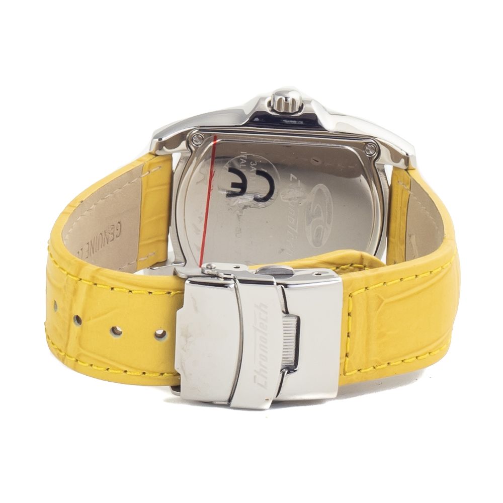 Chronotech Bicolor Leather Dress Watch