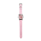 Chronotech Multicolor Leather Dress Watch
