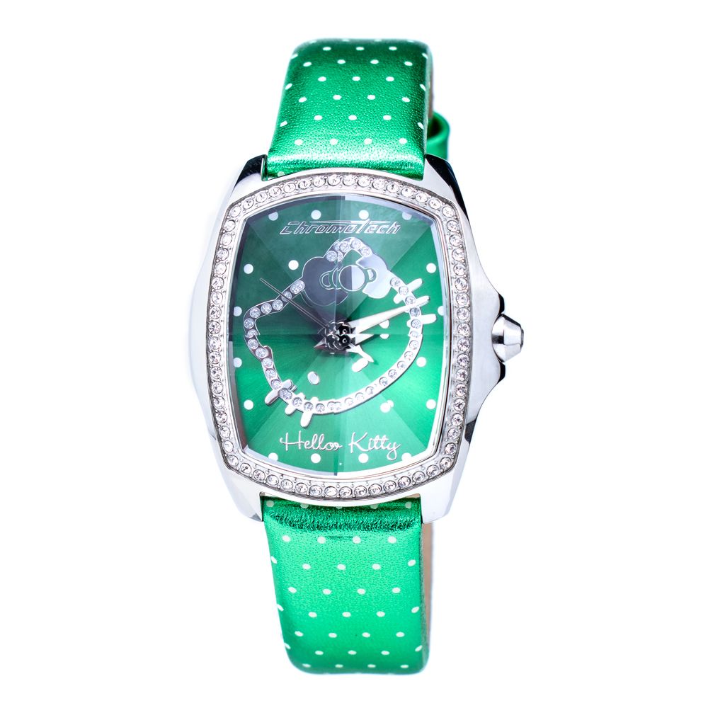 Chronotech Bicolor Leather Dress Watch