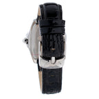Chronotech Black Leather Dress Watch