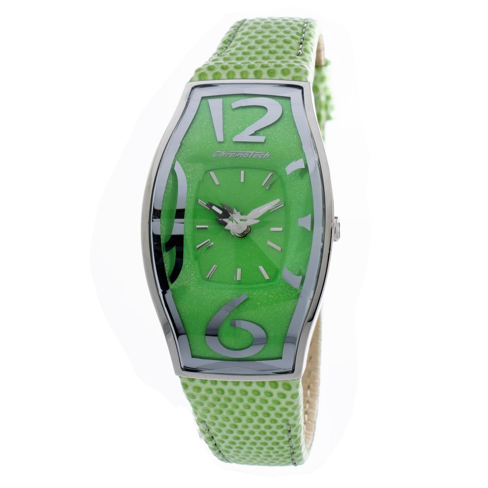 Chronotech Bicolor Leather Dress Watch