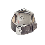 Chronotech Black Leather Dress Watch