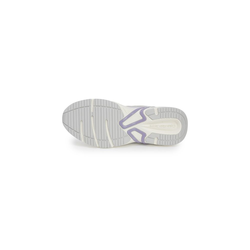 Calvin Klein Jeans Purple Leather Athletic Sneakers