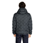 Replay Blue Polyester Full-Length Jacket