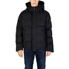 Replay Black Polyamide Coat
