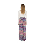Only Multicolor Recycled Polyester Casual Pants