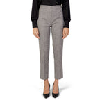 Sandro Ferrone Beige Polyester Dress Pants
