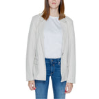 Only Beige Polyester Blazer