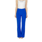 Only Blue Recycled Polyester Flared Pants