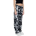 Street One Black Linen Casual Pants