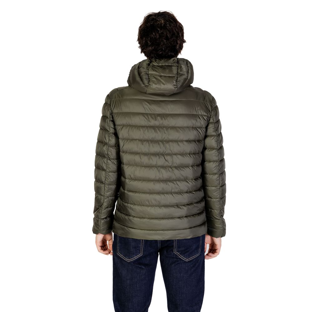 Gianni Lupo Bicolor Polyamide Coat