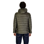 Gianni Lupo Bicolor Polyamide Coat