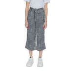 Only Black Viscose Cropped Pants